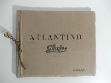 Atlantino statistico-geografico Glaxo con XIV tavole a colori con testo - copertina