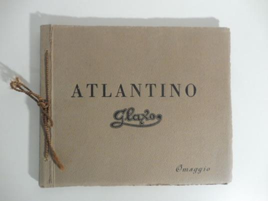 Atlantino statistico-geografico Glaxo con XIV tavole a colori con testo - copertina