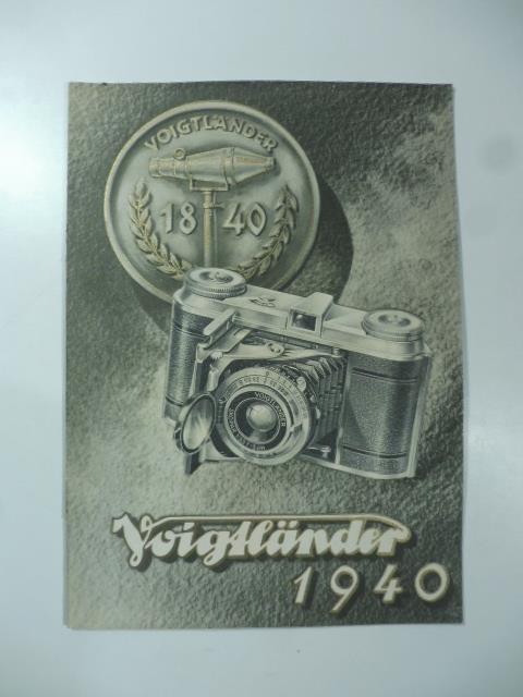 Voigtlander 1940. (Catalogo macchine fotografiche) - copertina