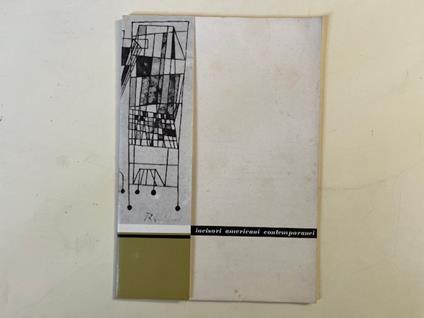 Incisori americani contemporanei - copertina