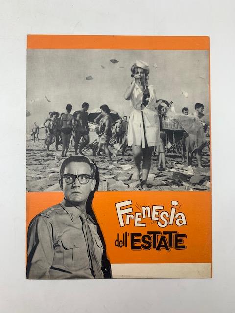 Frenesia dell'estate con Vittorio Gassman, Sandra Milo. Regia di Luigi Zampa (pieghevole promzionale) - copertina