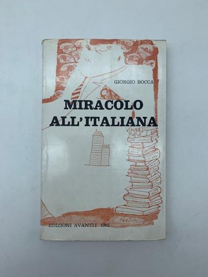 Miracolo all'italiana - Giorgio Bocca - copertina