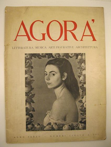 Agora', anno III, numeri 5 e 6 - Carlo Fruttero - copertina
