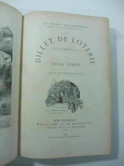 Un billet de loterie. Le numero 9672 LEG. CON: Robur-le-conquerant - Jules Verne - copertina