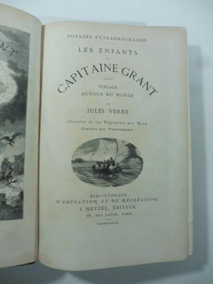 Les enfants du capitaine Grant - Jules Verne - copertina
