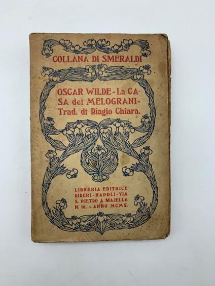 La casa dei Melograni - Oscar Wilde - copertina