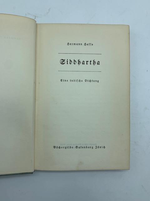 Siddhartha. Eine indische Dichtung