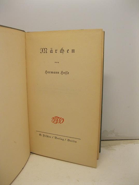 Marchen - Hermann Hesse - copertina