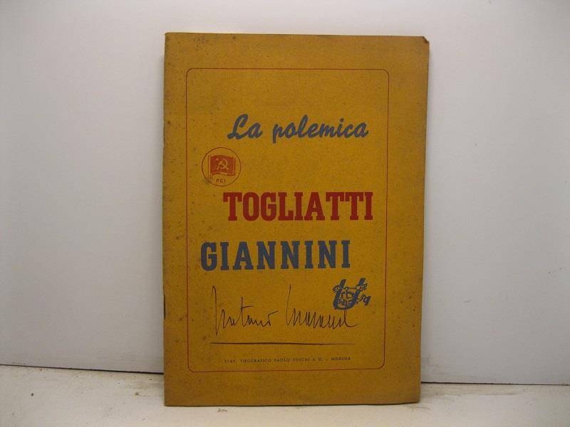 La polemica Togliatti Giannini