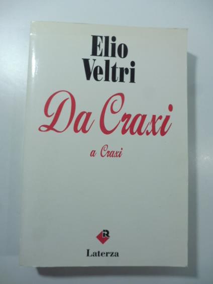Da Craxi a Craxi - Elio Veltri - copertina