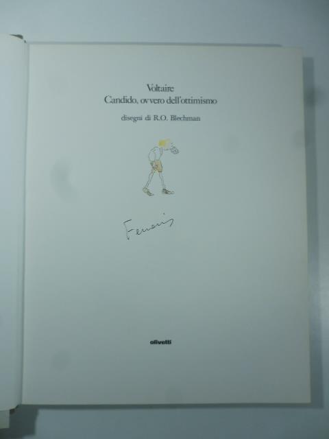 Candido, ovvero dell'ottimismo. Disegni di R.O. Blechman