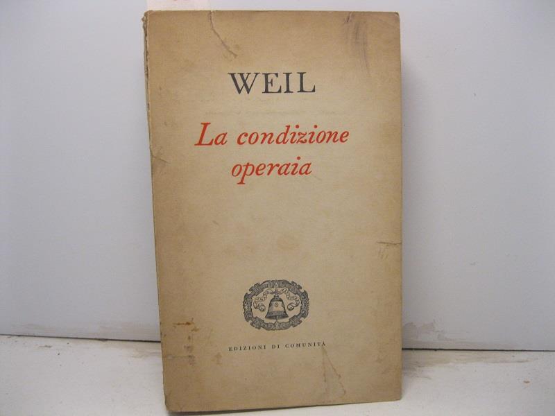 La condizione operaia