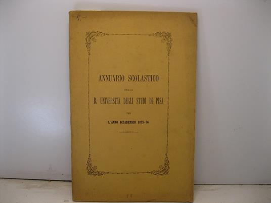 Il concetto della unita' politica nei poeti italiani. Discorso del prof. Alessandro D'Ancona pronunziato il di' 16 novembre 1875 nella R. Universita' di Pisa in occasione della solenne riapertura degli studi - Alessandro D'Ancona - copertina