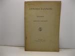 Antonio Zannoni. Discorso