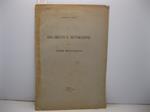 Isolamento e sistemazione delle terme diocleziane Estratto dal 'Bollettino d'Arte' del Ministero della Pubblica Istruzione (anno III, n. 11, novembre 1909)