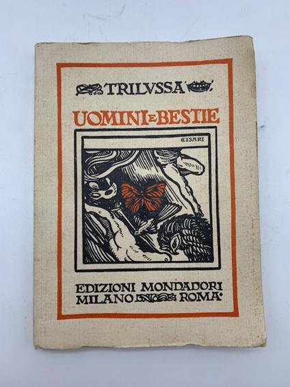Ommini e bestie - Trilussa - copertina