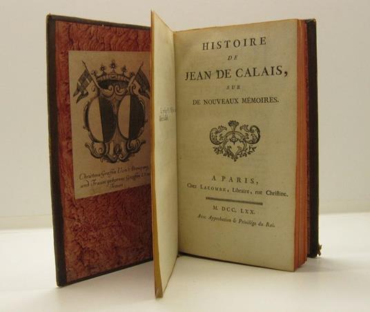 Histoire de Jean de Calais sur de nouveaux memoires - copertina