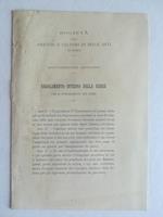 Societa' degli amatori e cultori di belle arti in Roma. Esposizione 1895-1896. Regolamento interno della giuria per il conferimento dei premi