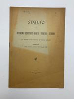 Statuto della Accademia scientifica veneto-trentino-istriana (gia' Societa' veneto-trentina di Scienze naturali) approvato nella adunanza generale del 23 maggio 1903