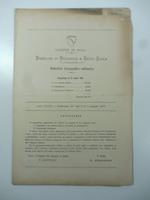 Comune di Roma. Direzione di statistica e stato civile. Bullettino demografico-meteorico. Settimana 23 dal 3 al 9 giugno 1906