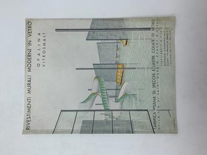 Fabbrica pisana di specchi e lastre colate di vetro. Rivestimenti murali in vetro (Catalogo) - copertina