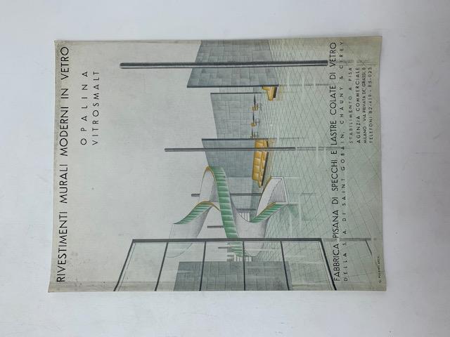 Fabbrica pisana di specchi e lastre colate di vetro. Rivestimenti murali in vetro (Catalogo)