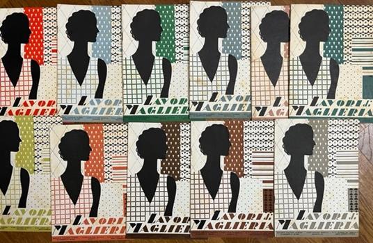 Lavori di maglieria. Societa' italiana Dubied. Nn. 1, 2, 3, 4, 5, 6, 8, 9, 10, 11, 12 - 1931 - copertina