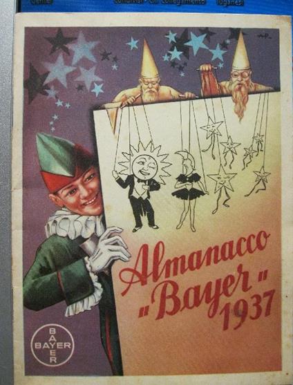 Almanacco Bayer 1937 - copertina