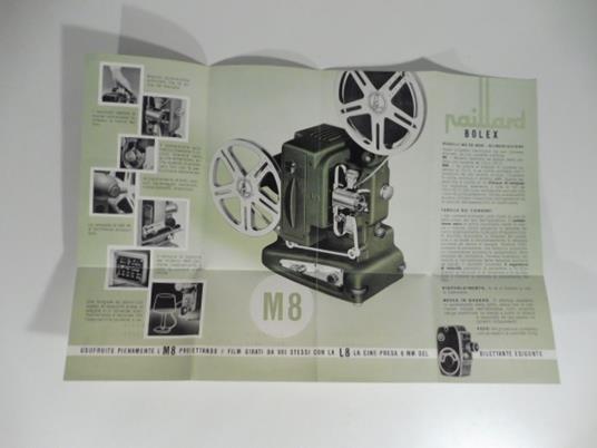 Proiettore Paillard Bolex M8. Proiettate in casa le immagini del mondo e dei vostri ricordi - copertina