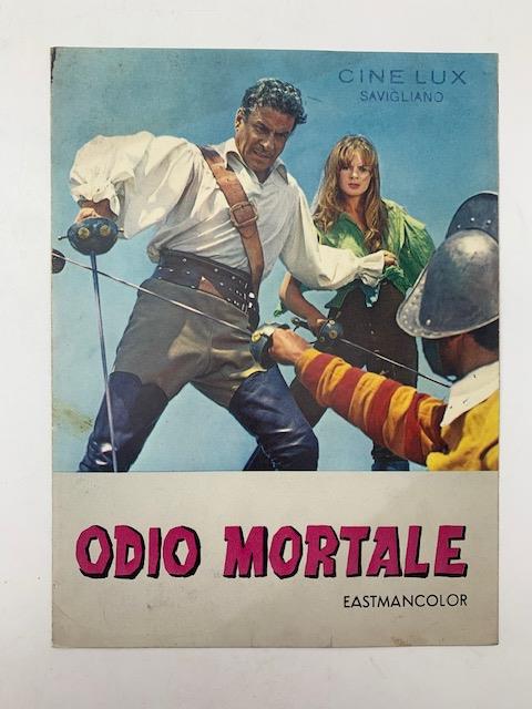 Odio mortale. Un film di Franco Montemurro con Amedeo Nazzari (pieghevole promozionale) - copertina