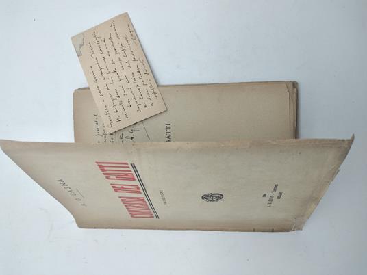 Contrada dei gatti. Proiezioni - Achille Giovanni Cagna - copertina