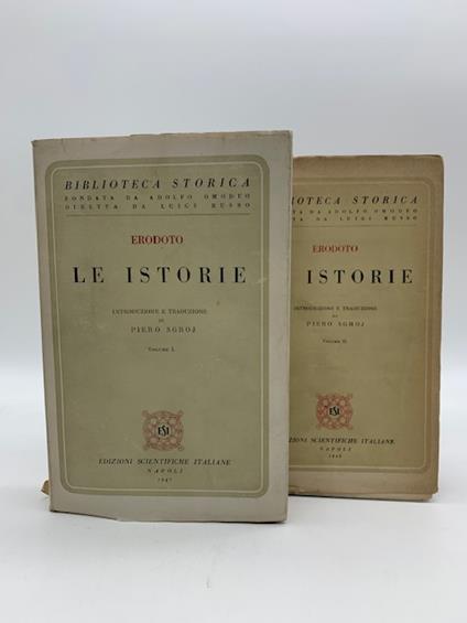 Le istorie. Voll I e II - Erodoto - copertina