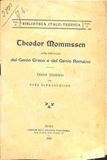 Sulla differenza del genio greco e del genio romano. Testo tedesco con note di traduzione