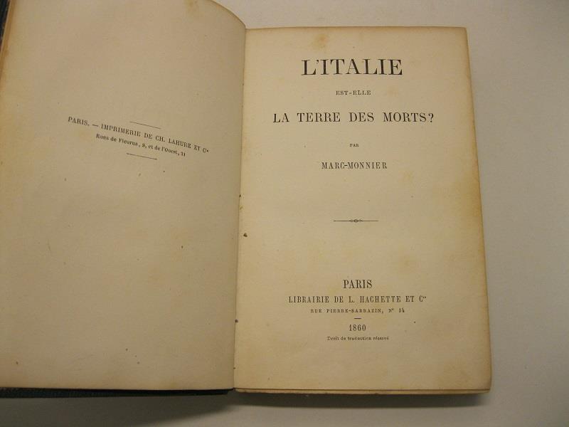 L' Italie est elle la terre des morts? Par Marc Monnier