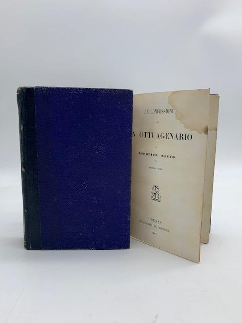 Le confessioni di un ottuagenario. Volumi I, II - Ippolito Nievo - copertina