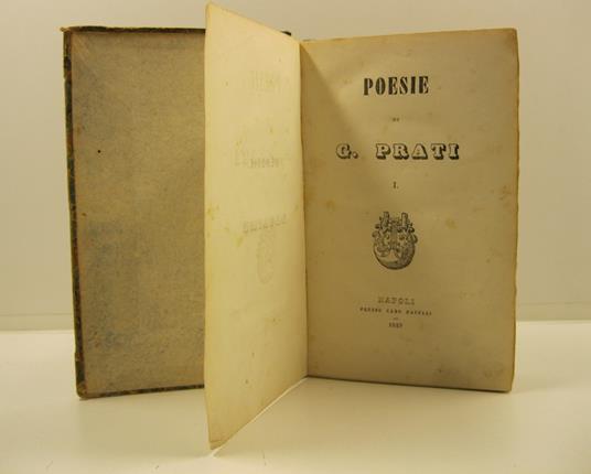 Poesie di G. Prati. I ( - II - III - IV - V ) - Giovanni Prati - copertina
