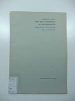 Estratto dagli atti del congresso di metodologia promosso dal Centro Studi di Metodologia Torino 17-20 dicembre 1952