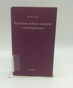 Il pensiero politico moderno e contemporaneo