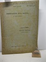 Osservazioni sull' 'Acuto' di Paolo Uccello. Estratto da L'Arte di Adolfo Venturi, anno XXII - fasc. I-II