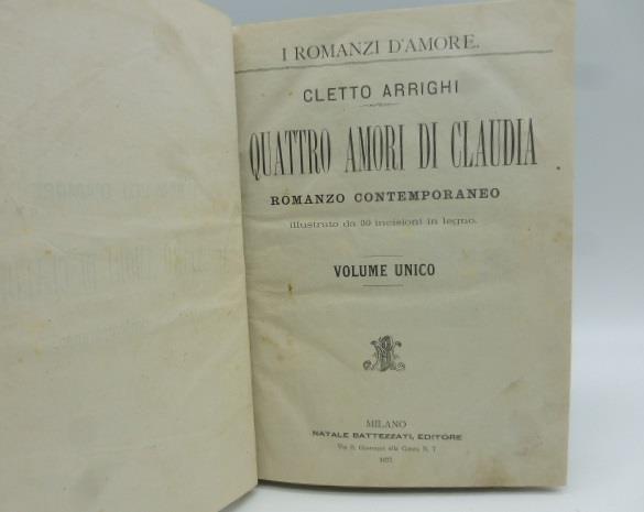I quattro amori di Claudia. Romanzo contemporaneo