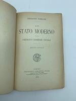 Lo stato moderno nelle presenti esigenze sociali. Breve studio