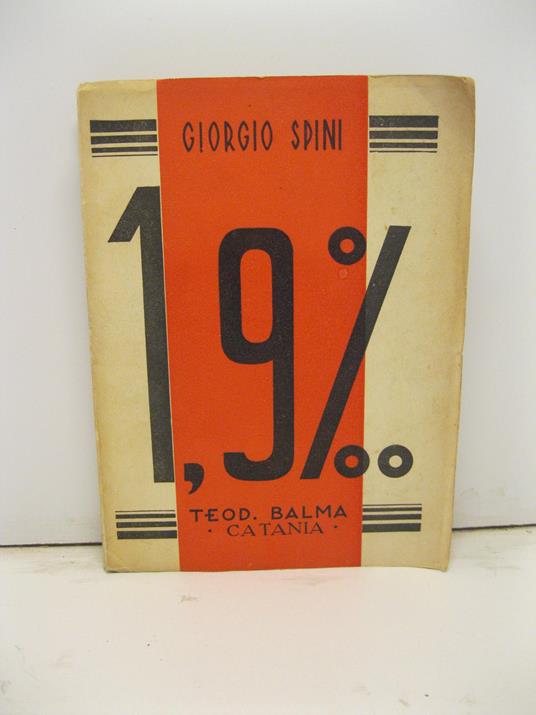 1,9% - Giorgio Spini - copertina