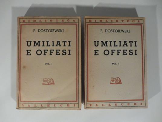 Umiliati e offesi 2 volumi - Fëdor Dostoevskij - copertina