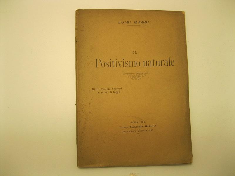 Il Positivismo naturale