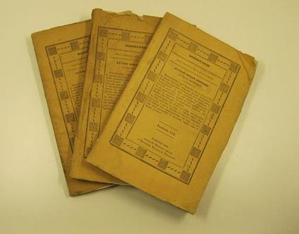 Dizionario geografico-storico-statistico-commerciale degli Stati di S. M. il re di Sardegna. Vol. XXV (fascicoli 114-115-116) - Goffredo Casalis - copertina