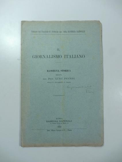 Una domanda del conte di Cavour per leggere giornali proibiti - Luigi Piccioni - copertina