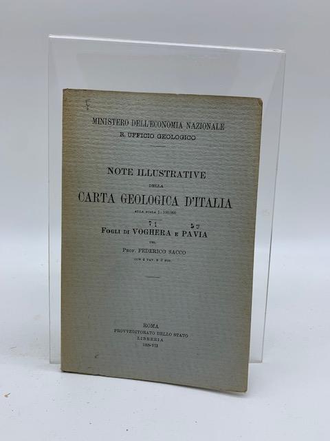 Note illustrative della carta geologica d'Italia. Fogli di Voghera e Pavia