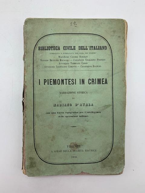 I Piemontesi in Crimea. Narrazione storica
