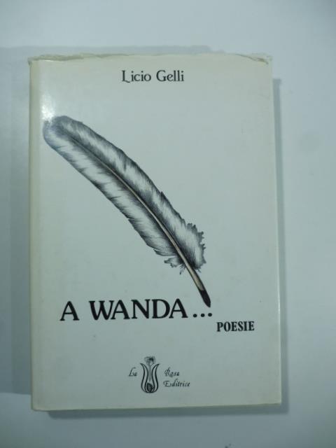 A Wanda Poesie - Licio Gelli - copertina