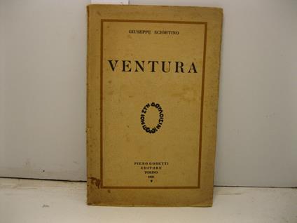 Ventura - Giuseppe Sciortino - copertina